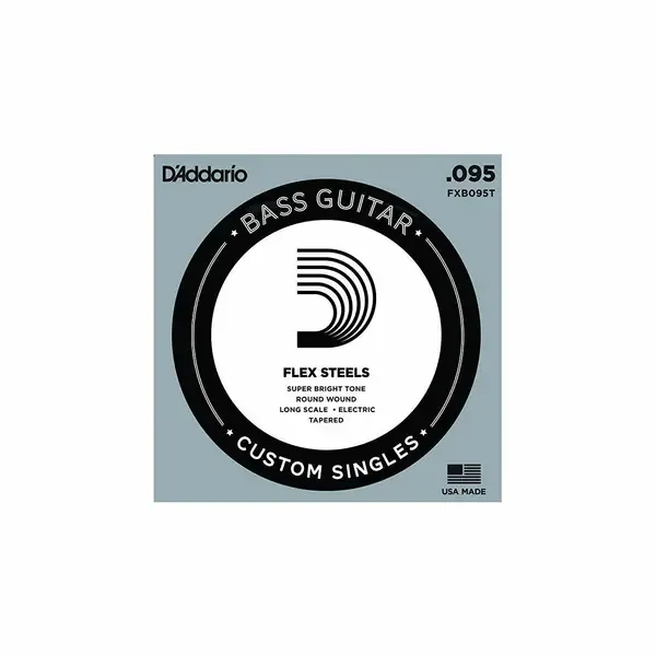 Струна одиночная D'Addario FXB095T Flex Steels 095