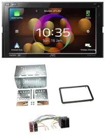 JVC DAB MP3 2DIN Bluetooth USB Autoradio für Alfa Romeo 159 Brera Spider ab 05