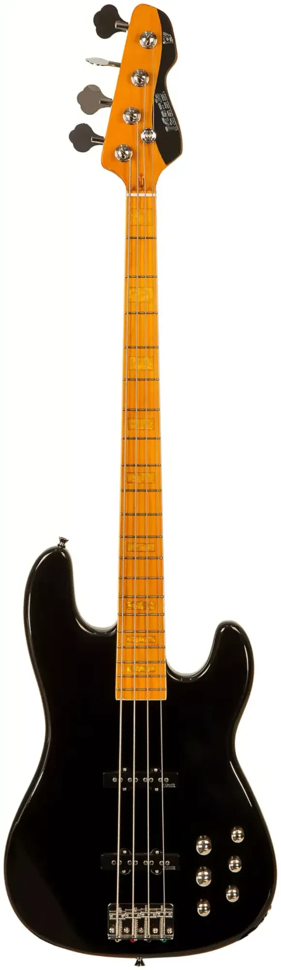 Бас-гитара Markbass MB GV 4 CR MP Gloxy Val Black с чехлом