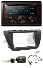 Pioneer 2DIN DAB Lenkrad Bluetooth USB CD Autoradio für Suzuki SX4 ab 2013