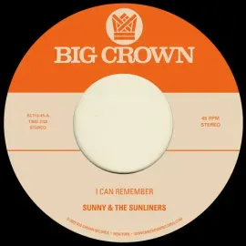 Виниловая пластинка Sunny & the Sunliner - I Can Remember B/w Sitting In The Park [New 7" Vinyl]