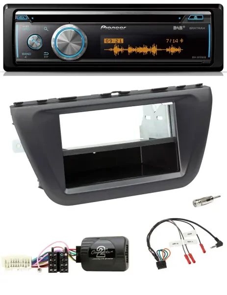 Pioneer Lenkrad DAB USB CD Bluetooth Autoradio für Suzuki SX4 (ab 2013)