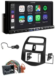 Alpine 2DIN DAB USB MP3 Bluetooth Autoradio für Chevrolet Spark ab 2013