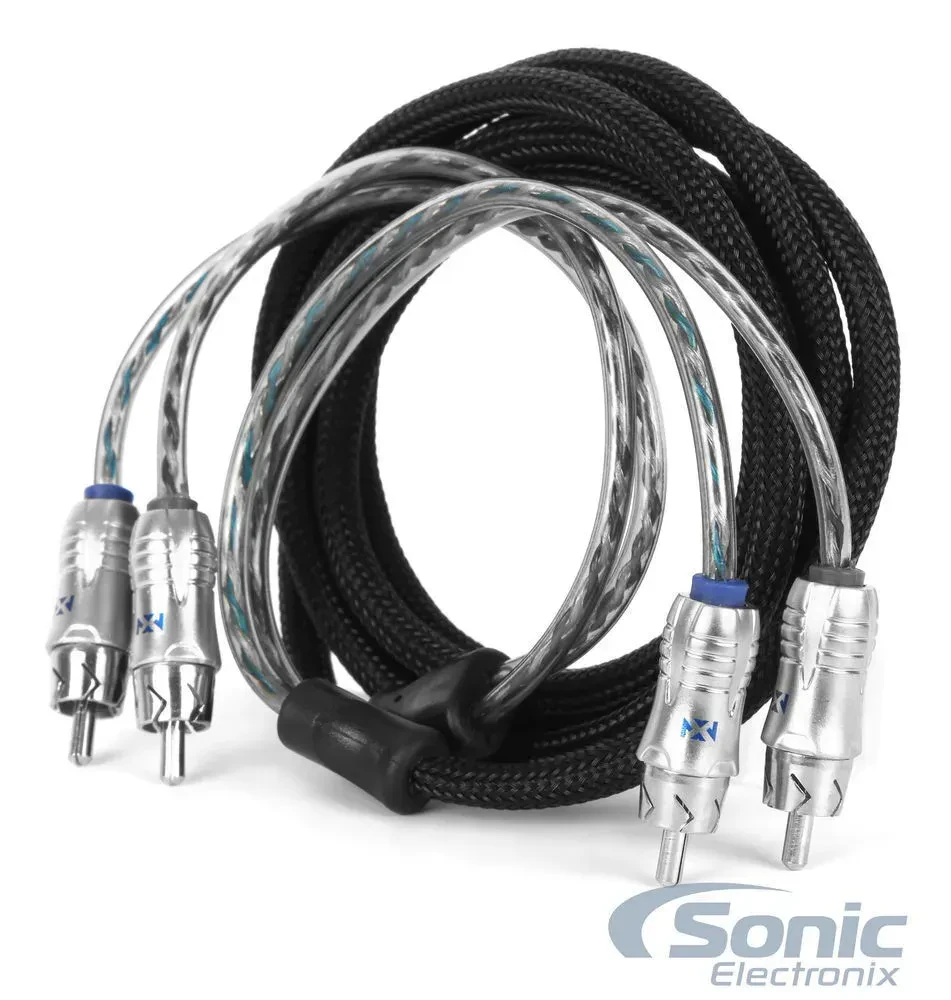 Коммутационный кабель NVX XIX21 RCA, 2-канальный (стерео), 1 м