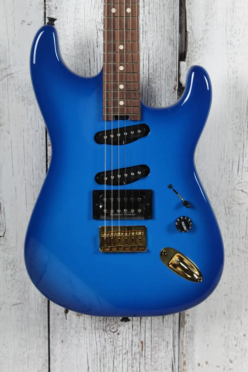 Б/У электрогитара Charvel Jake E Lee Signature Pro-Mod San Dimas Style 1 HSS HT, 25.5", 22 Jumbo, фиксированный бридж, Blue Burst