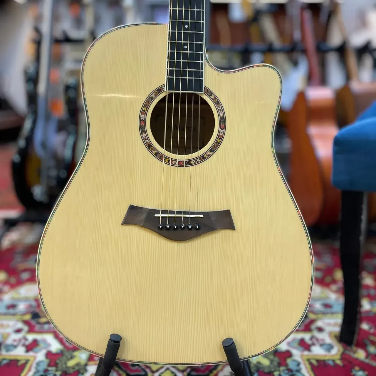 Акустическая гитара DeMarco DMS410 Dreadnought Gloss Natural 2025s