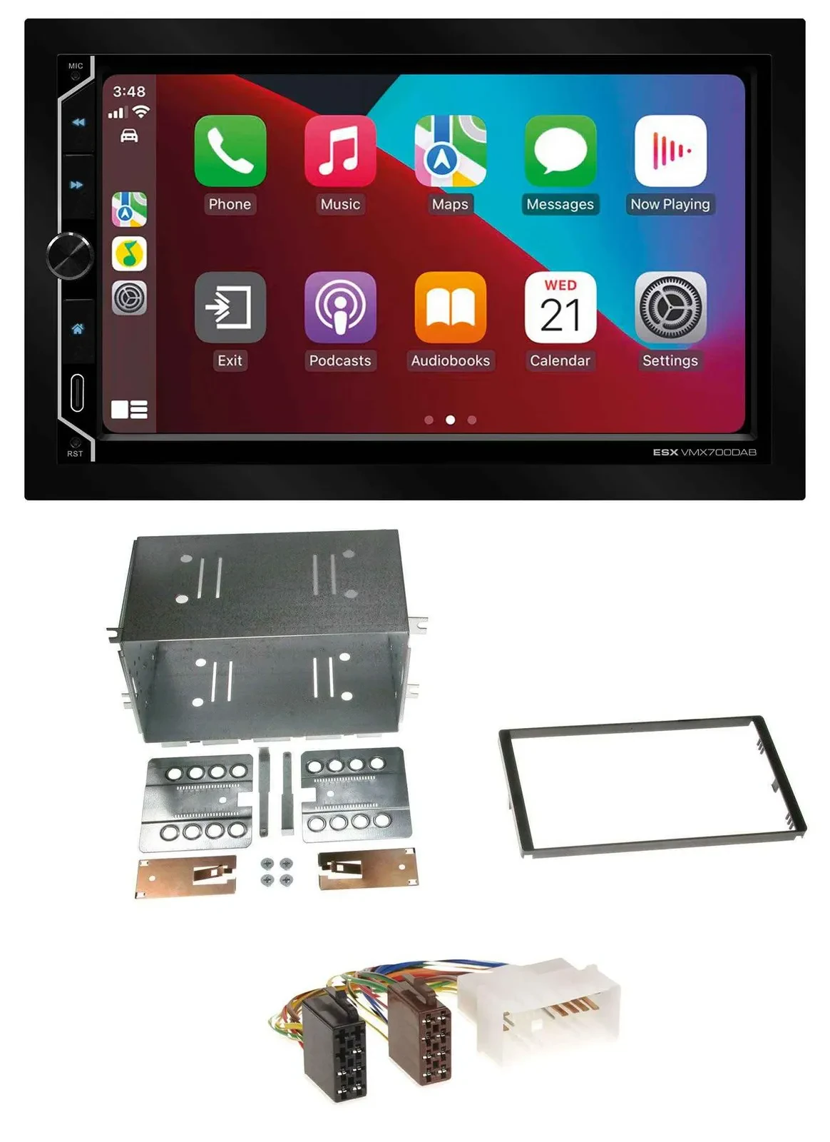 ESX 2DIN DAB USB MP3 Bluetooth Autoradio für Kia Optima Magentis 05-10