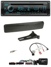Kenwood Lenkrad Bluetooth DAB USB CD Autoradio für Ford Focus Mondeo schwarz