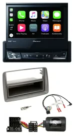 Pioneer DVD Bluetooth DAB USB Lenkrad Autoradio für Alfa GT 147 Ablage silber