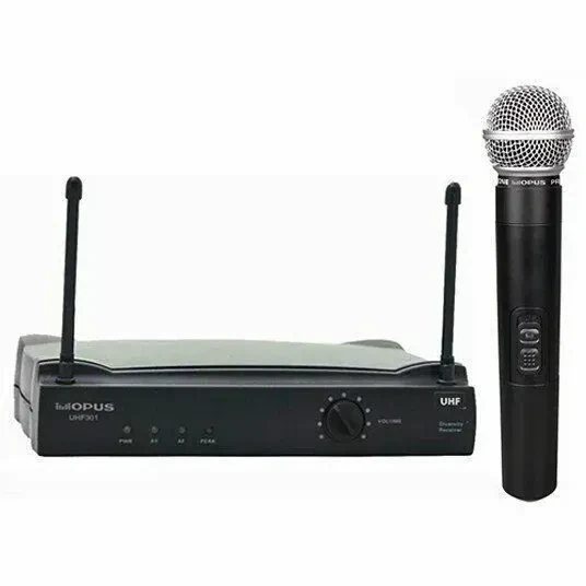 Opus UHF 301HH радиосистема ручная с 1 микрофоном, частота 500-840 MHz, пластиковый кейс