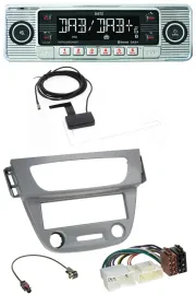 Dietz Bluetooth USB MP3 DAB Autoradio für Renault Megane 3 (12-14) - grau