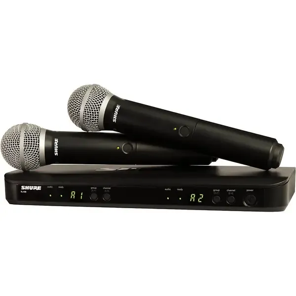 Микрофонная радиосистема Shure BLX288/PG58 Dual-Channel Wireless System w/2 PG58 HH Transmitters Band H10