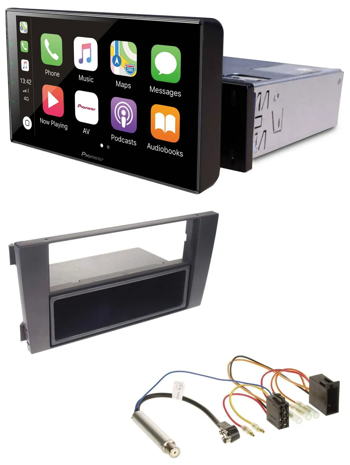 Pioneer Bluetooth MP3 DAB USB Autoradio für Audi A6 C5 2001-2005 Symphony ISO