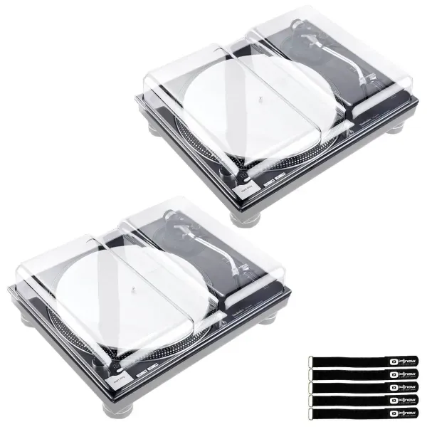 Защитная крышка для музыкального оборудования Decksaver DS-PC-SL1200-PAIR Clear (пара)