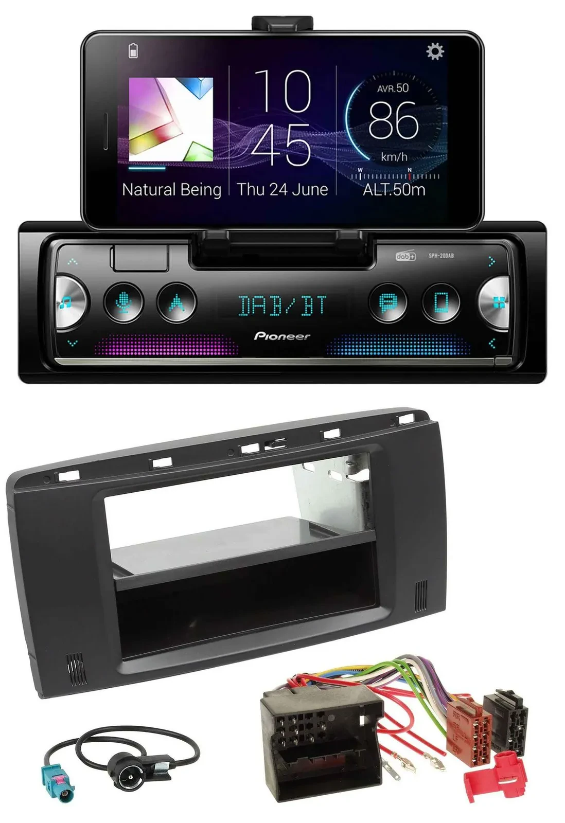 Автомагнитола для Mercedes R-Class (W251, 2005–2012) Pioneer USB MP3 Bluetooth DAB