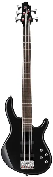 Бас-гитара Cort Action Bass V Plus Black с чехлом