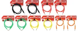 Коммутационный кабель Rockville RCTR106 Multicolor 1.8 м (12 штук)