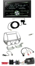 Автомагнитола для Hyundai i20 (2012–2014) Pioneer 2DIN, CD, USB, Bluetooth, DAB, совместимая с кнопками на руле