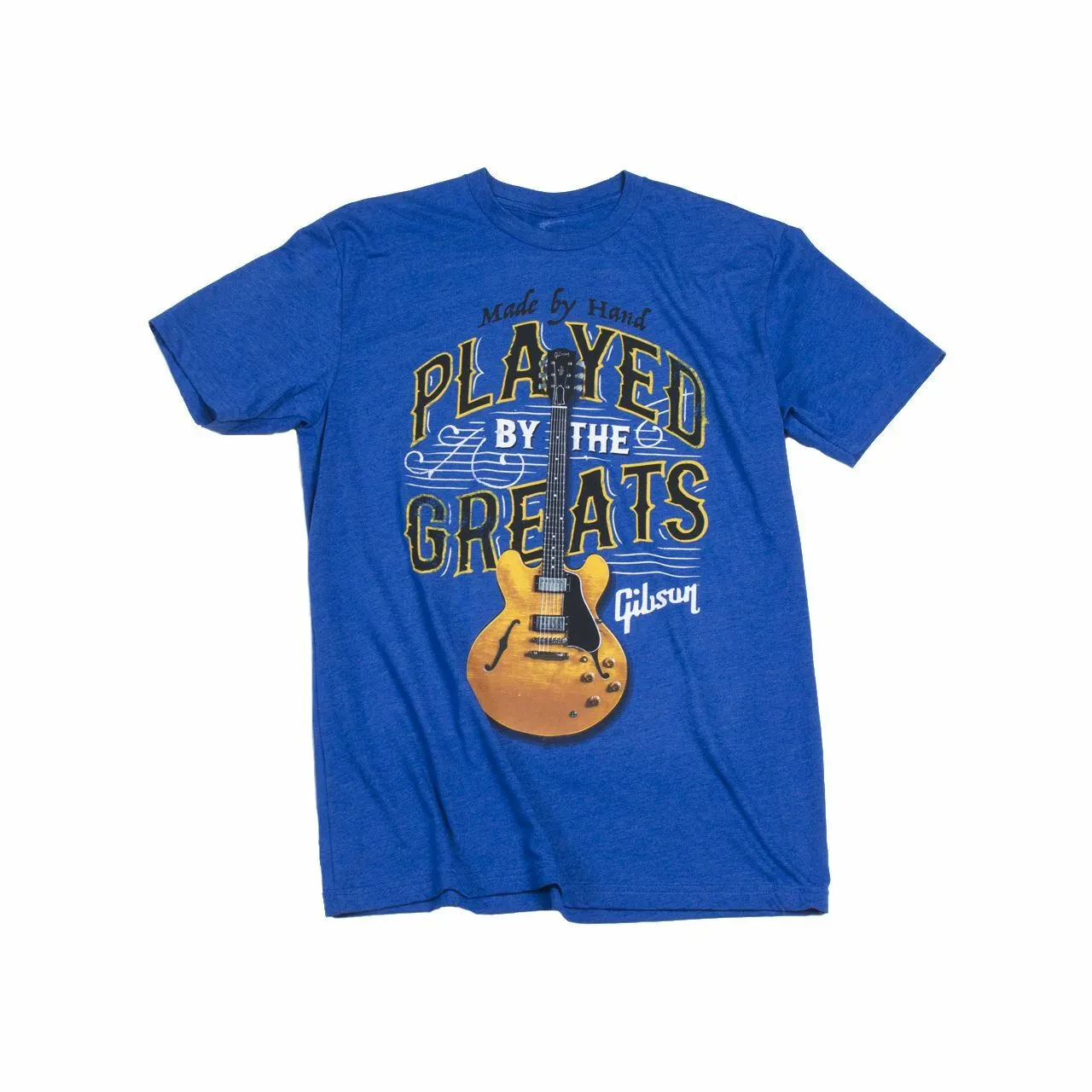 GIBSON T-shirt Played By The Greats Royal Blue S