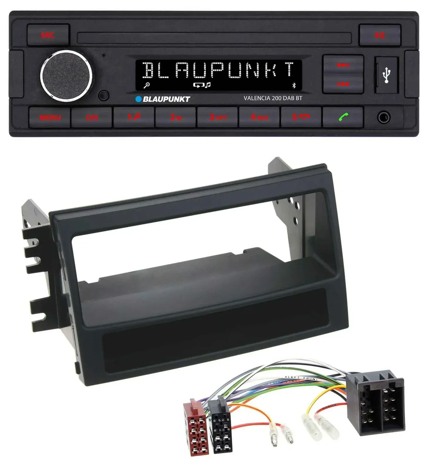 Blaupunkt DAB MP3 Bluetooth USB Autoradio für Kia Soul (AM, 2008-2011)