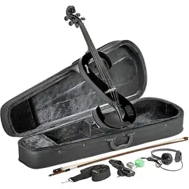 Альт скрипичный с подключением Stagg EVA 44 Series Electric Viola Outfit Black