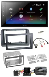 Pioneer USB Bluetooth DAB 2DIN Lenkrad Autoradio für Fiat Croma 2005-2010