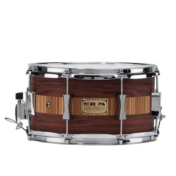 Малый барабан Pork Pie Rosewood Zebra Maple 14x6.5 Natural