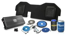 Сабвуфер пассивный Kicker 51KRDL7T102 для Ram/Dodge 2002–2024 + NVX Amp (набор) с установочным комплектом