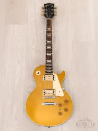 Электрогитара Gibson Les Paul Deluxe HH Goldtop w/case USA 1973