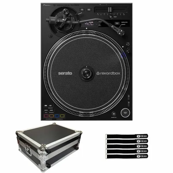 Проигрыватель виниловых дисков Pioneer PLX-CRSS12 Black с кейсом