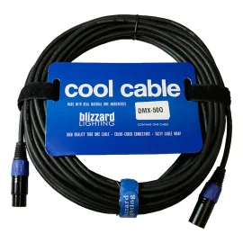 DMX-кабель Blizzard DMX-50Q Black 15 м