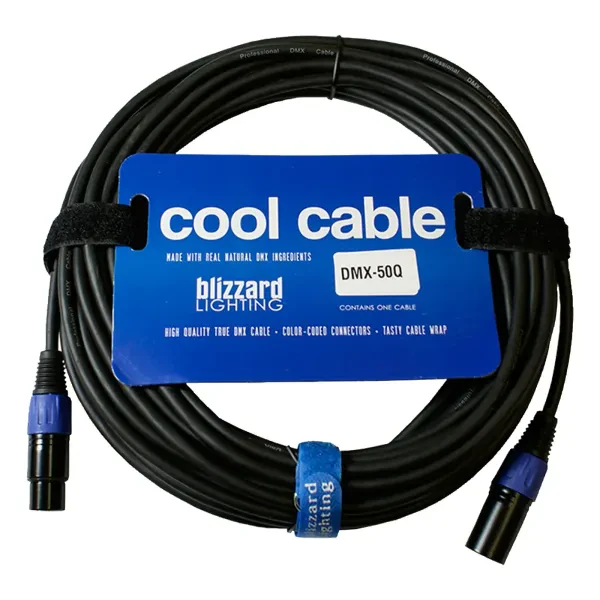 DMX-кабель Blizzard DMX-50Q Black 15 м