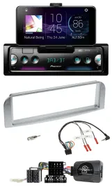 Автомагнитола Pioneer Bluetooth DAB USB для Alfa Romeo GT/147 2007–2010, серебристо-серая