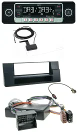 Dietz DAB Bluetooth USB MP3 Autoradio für BMW X5 E53 5er E39 Ablagefach Quadlock