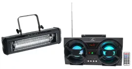 American DJ Mega Flash DMX 800w Compact DMX Strobe Light+Free Bluetooth Speaker!