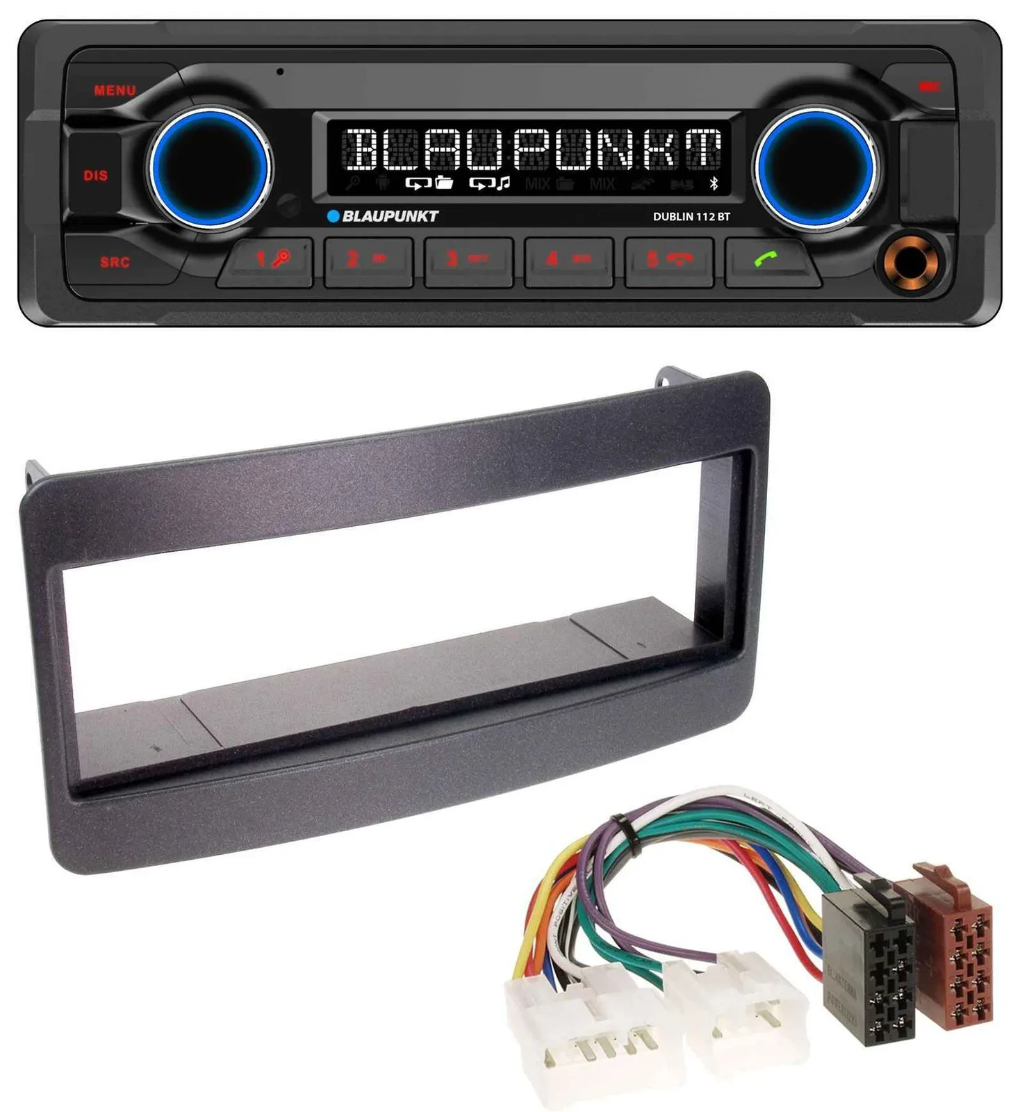 Blaupunkt MP3 Bluetooth USB AUX Autoradio für Toyota Celica, MR2 - schwarz