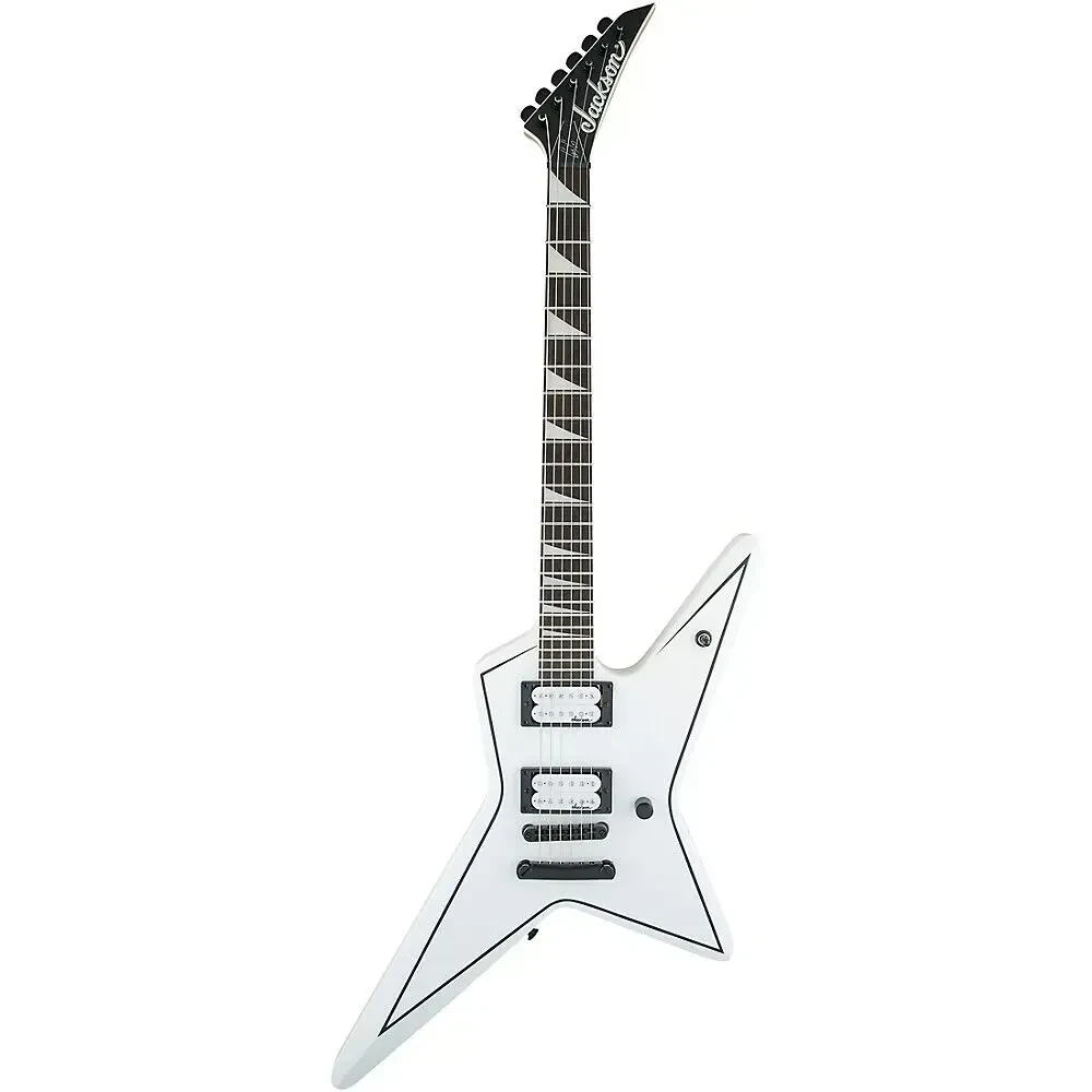 Электрогитара Jackson JS Series Signature Gus G. Star JS32 Satin White with Black Pinstripes