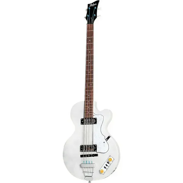 Полуакустическая бас-гитара Hofner Ignition Club Bass Pearl White