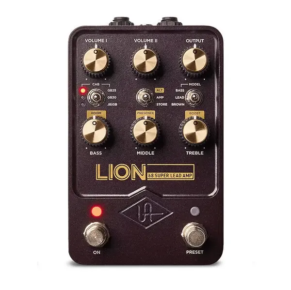 Педаль эффектов для электрогитары Universal Audio Lion '68 Super Lead Amp Emulation