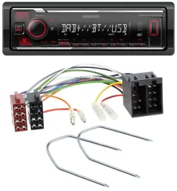 Kenwood MP3 Bluetooth USB DAB Autoradio für Audi 80 86-96 90 84-91 100 82-94 200