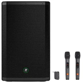 Mackie Thrash215 15” 1300W Powered Active DJ PA Speaker+(2) JBL Wireless Mics