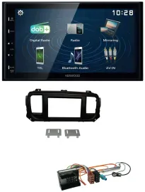 Kenwood 2DIN Bluetooth MP3 USB DAB Autoradio für Peugeot Expert Traveller ab 201