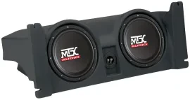 MTX JWTJ97C20-TN Dual 10" Loaded Subwoofer Enclosure for 1997-2006 Jeep Wrangler
