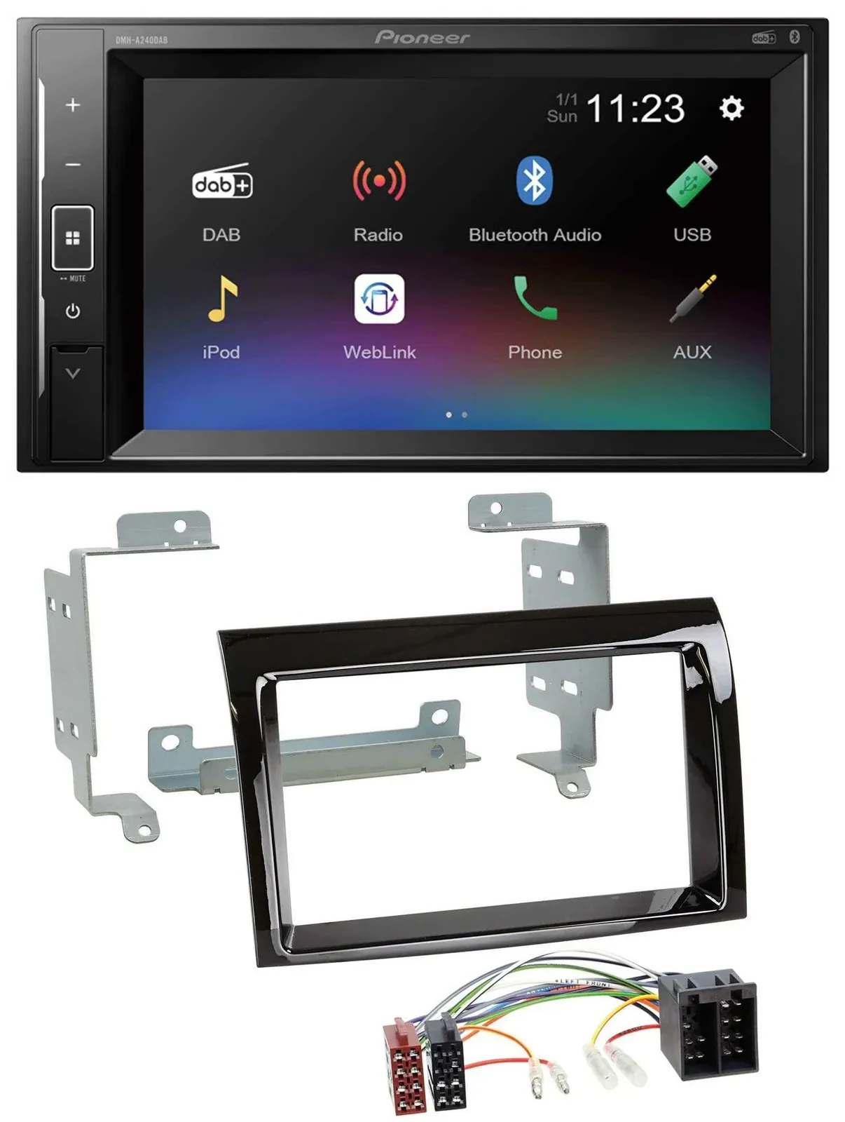 Автомагнитола для Peugeot Boxer и Citroen Jumper Pioneer 2-DIN, DAB, Bluetooth, USB, MP3