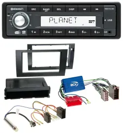 Continental MP3 AUX USB DAB 1DIN Autoradio für Audi A4 B6 B7 01-08 Symphony Akti