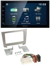 Автомагнитола для SsangYong Rexton (с 2013) Kenwood 2DIN, Bluetooth, MP3, USB, DAB