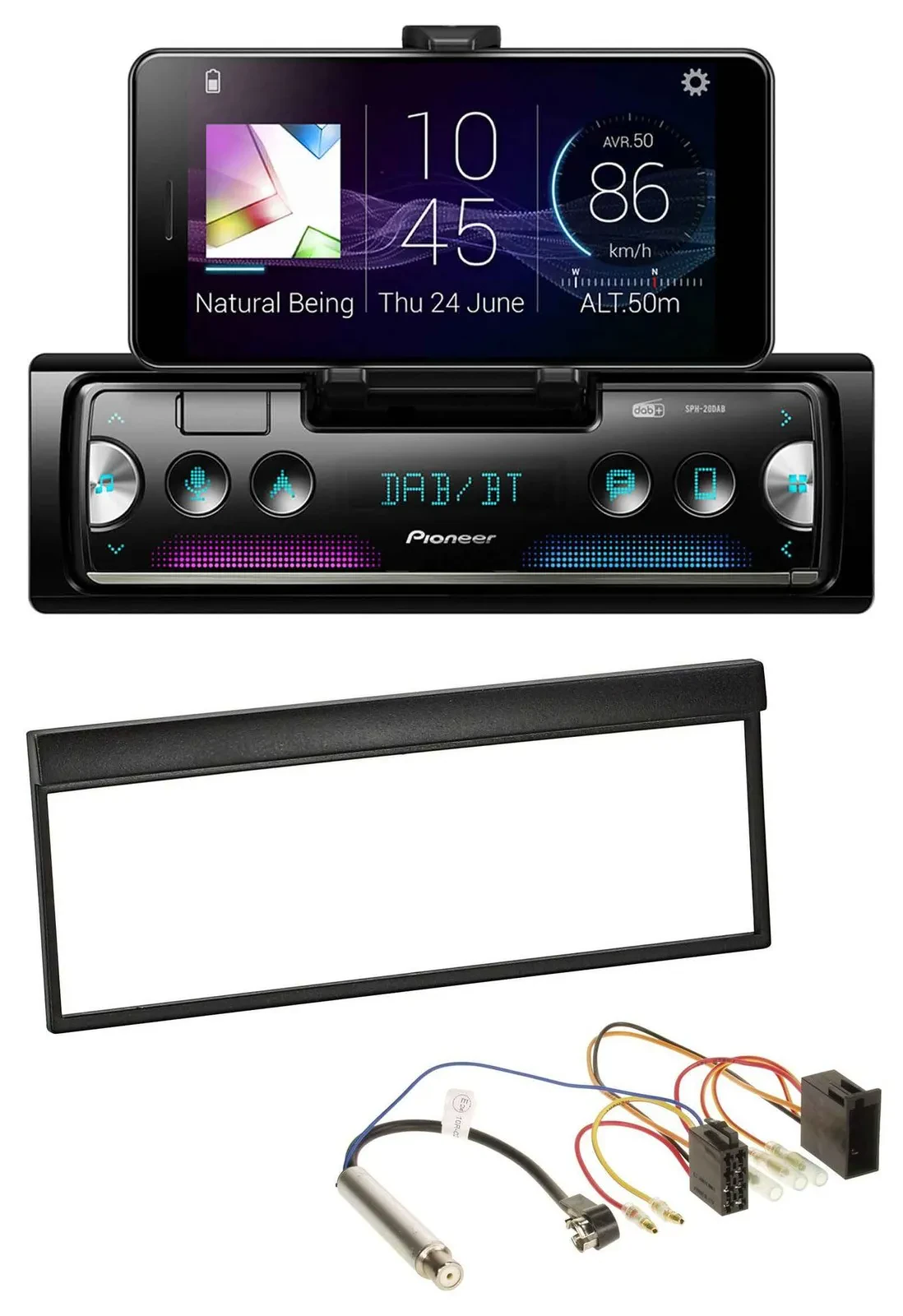 Pioneer USB MP3 Bluetooth DAB Autoradio für Skoda Fabia (bis 2003)