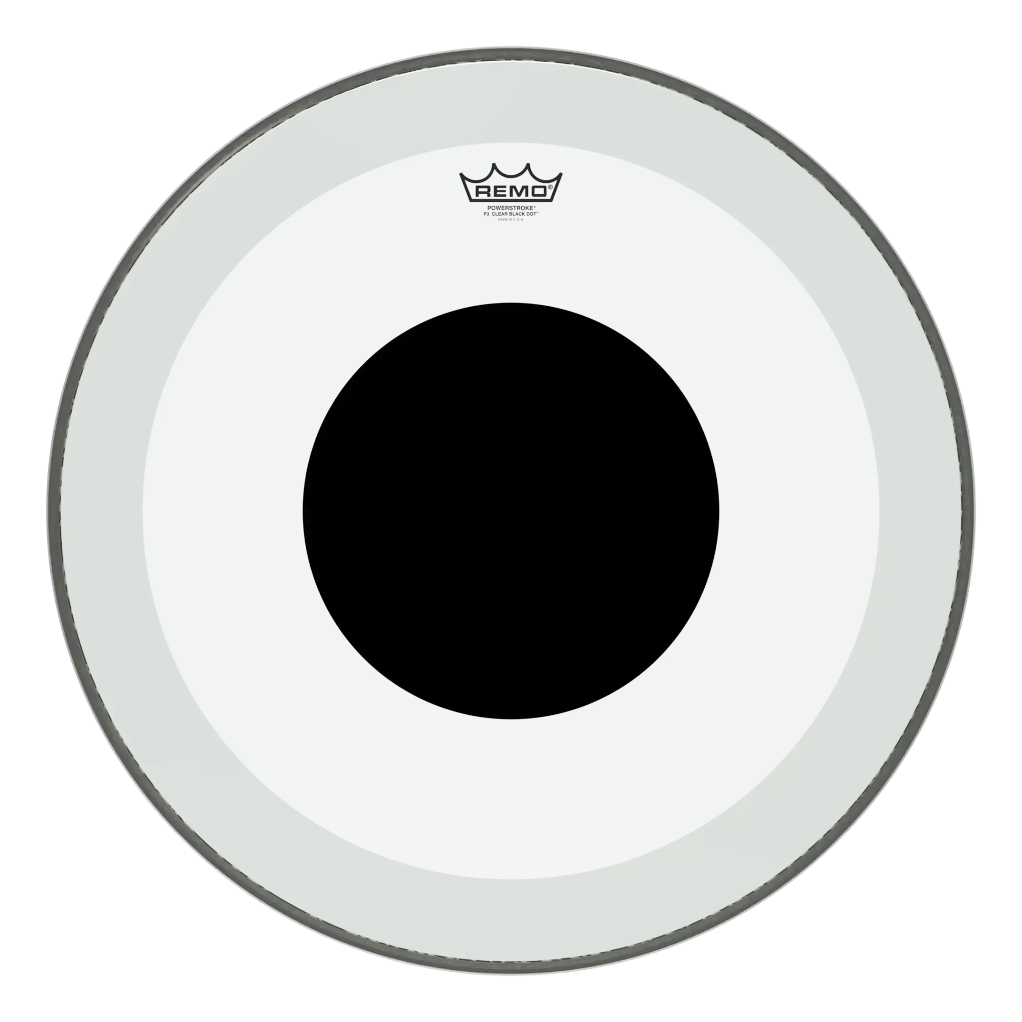 Пластик для барабана Remo 18" Powerstroke P3 Clear Black Dot