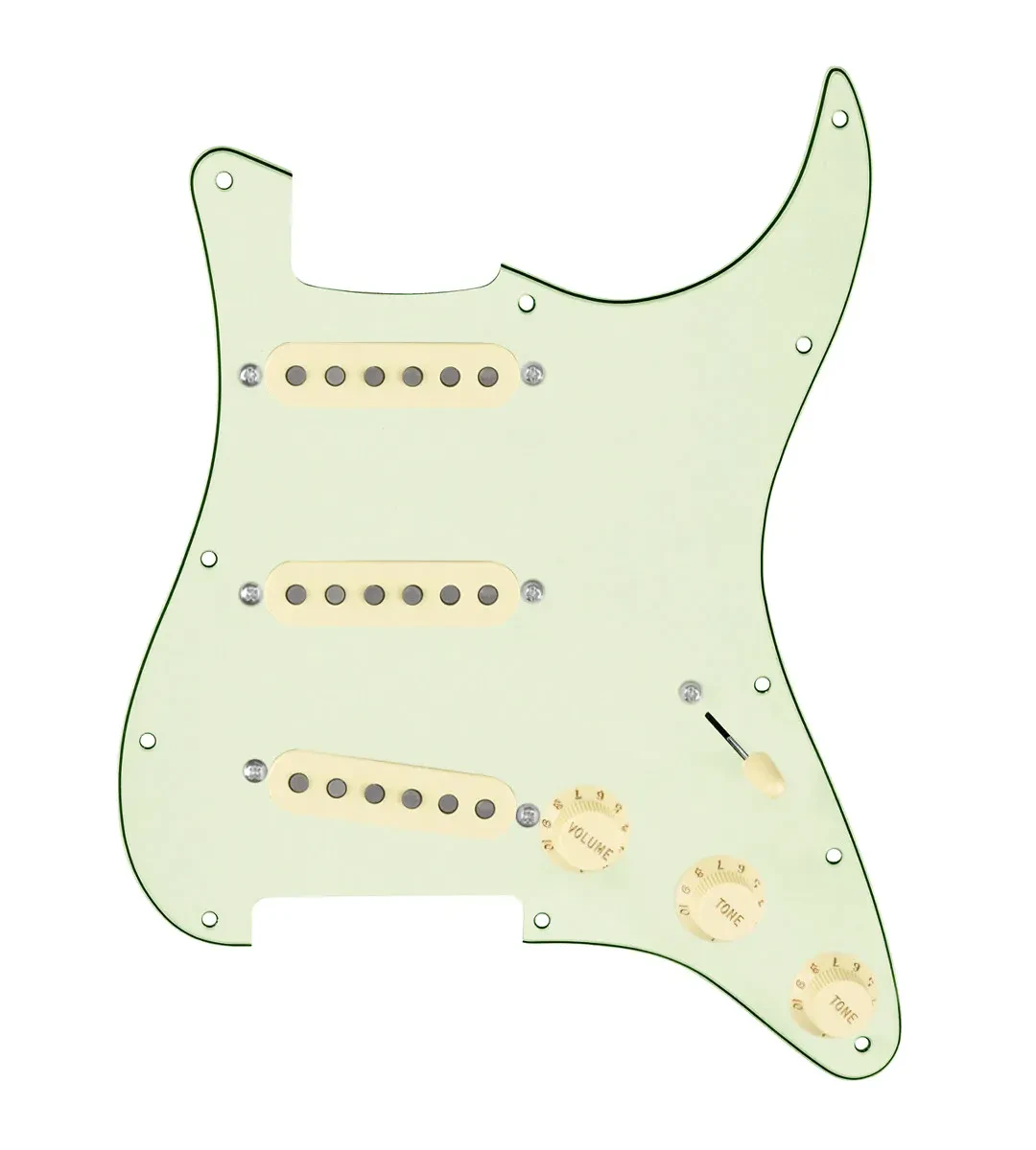 920D Custom Vintage American Loaded Pickguard for Strat With Aged White Picku...