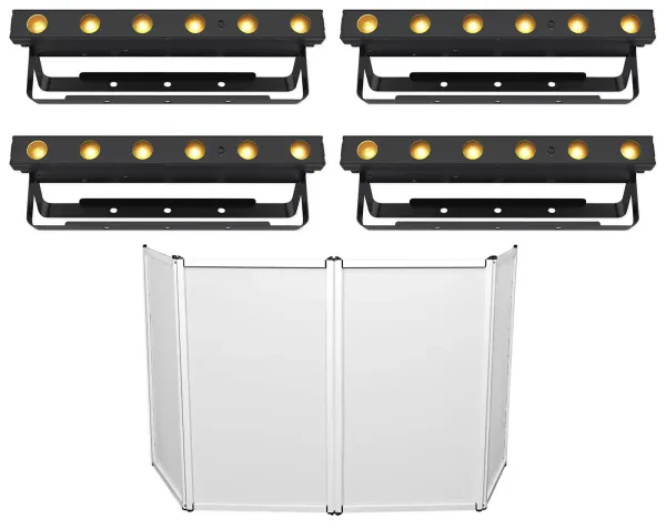 Светодиодный прибор Chauvet DJ Ezlink Strip Q6 BT с фасадом (4 штуки)